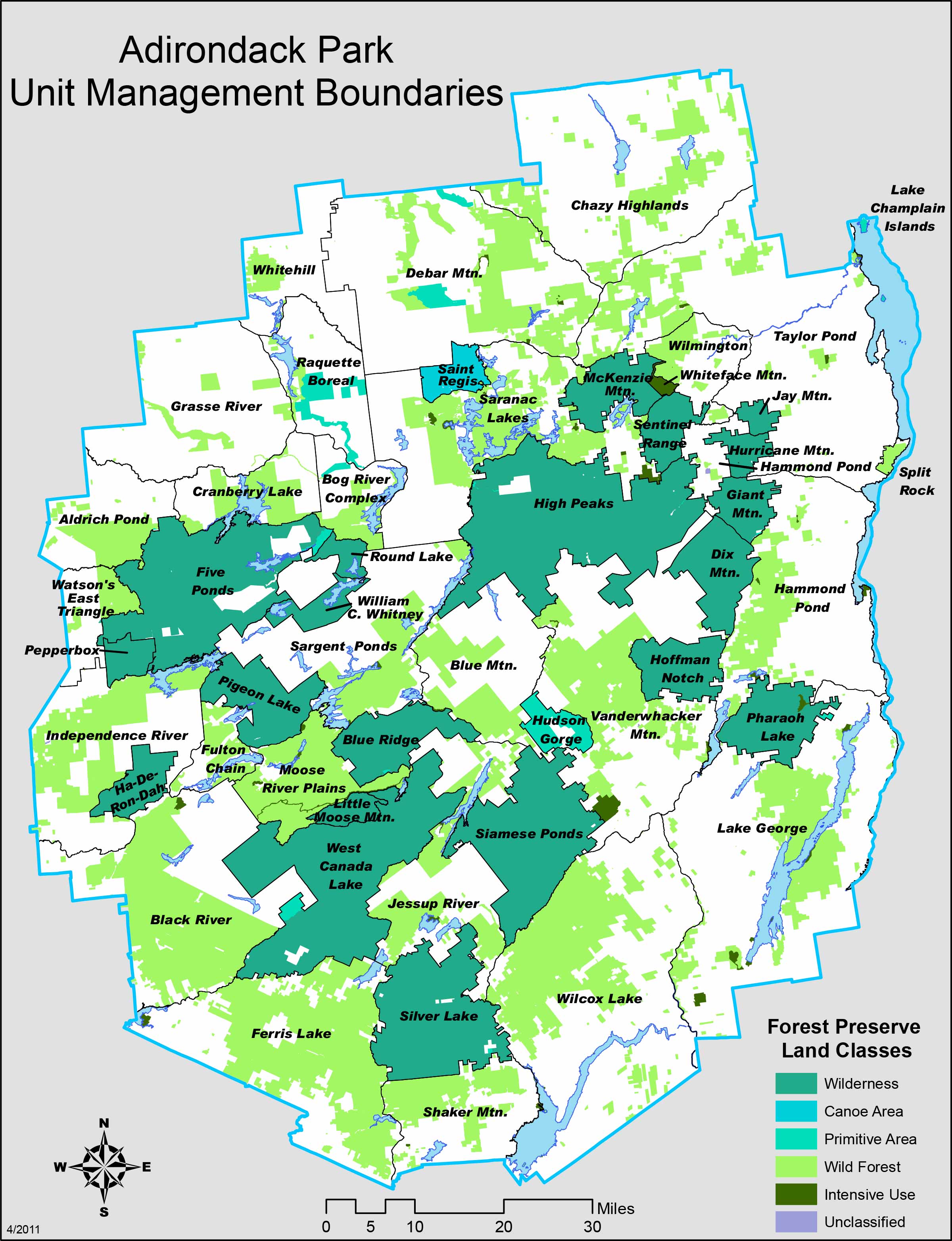 map of adirondack lakes Adirondack Quest Map Adirondack Mountain Club Genesee Valley map of adirondack lakes